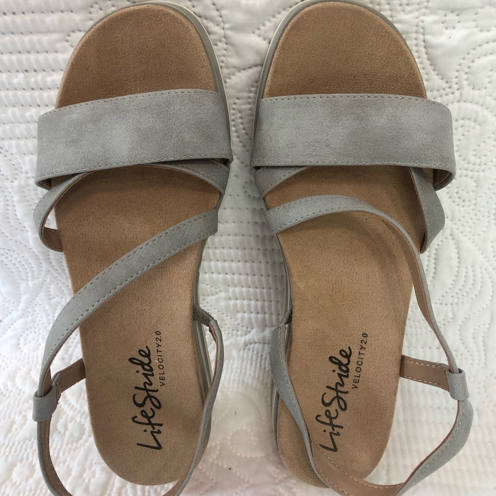 LifeStride Velocity Zoe Sport women’s Sandal 8M Grey